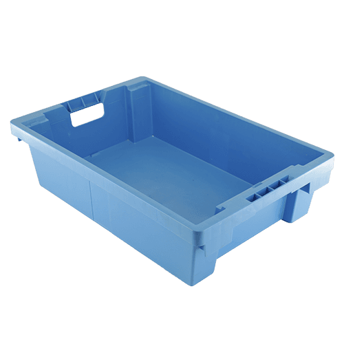 Stack Nest Container (27L) SN27 shallow plastic container box in blue