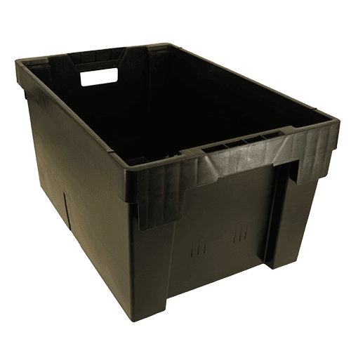 Stack Nest Container (56L) SN56 plastic container box in black