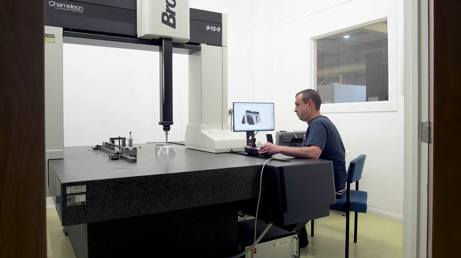 CAD/CAM design engineer at work