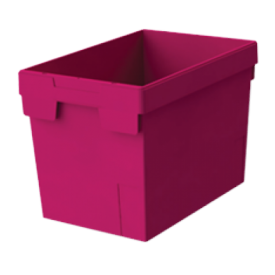 Nesting Tote Box (80L) N80 nesting tote box container red